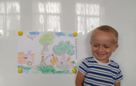 Galeria aktualności Plakat Ostrożnie z ogniem  2