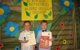Galeria aktualności Konkurs recytatorski "Wiersz ekologiczny i zdrowotny" w Małusach Wielkich  1