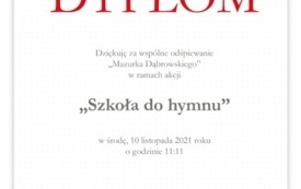 Galeria aktualności Szkoła do hymnu 1