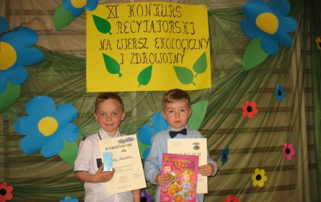 Zdjęcie do Konkurs recytatorski "Wiersz ekologiczny i zdrowotny" w Małusach Wielkich 