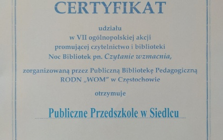 Zdjęcie do VII Noc Bibliotek